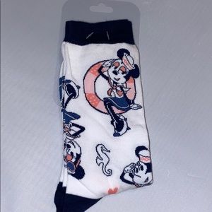 Disney Cruise Minnie Mouse Sailor Socks